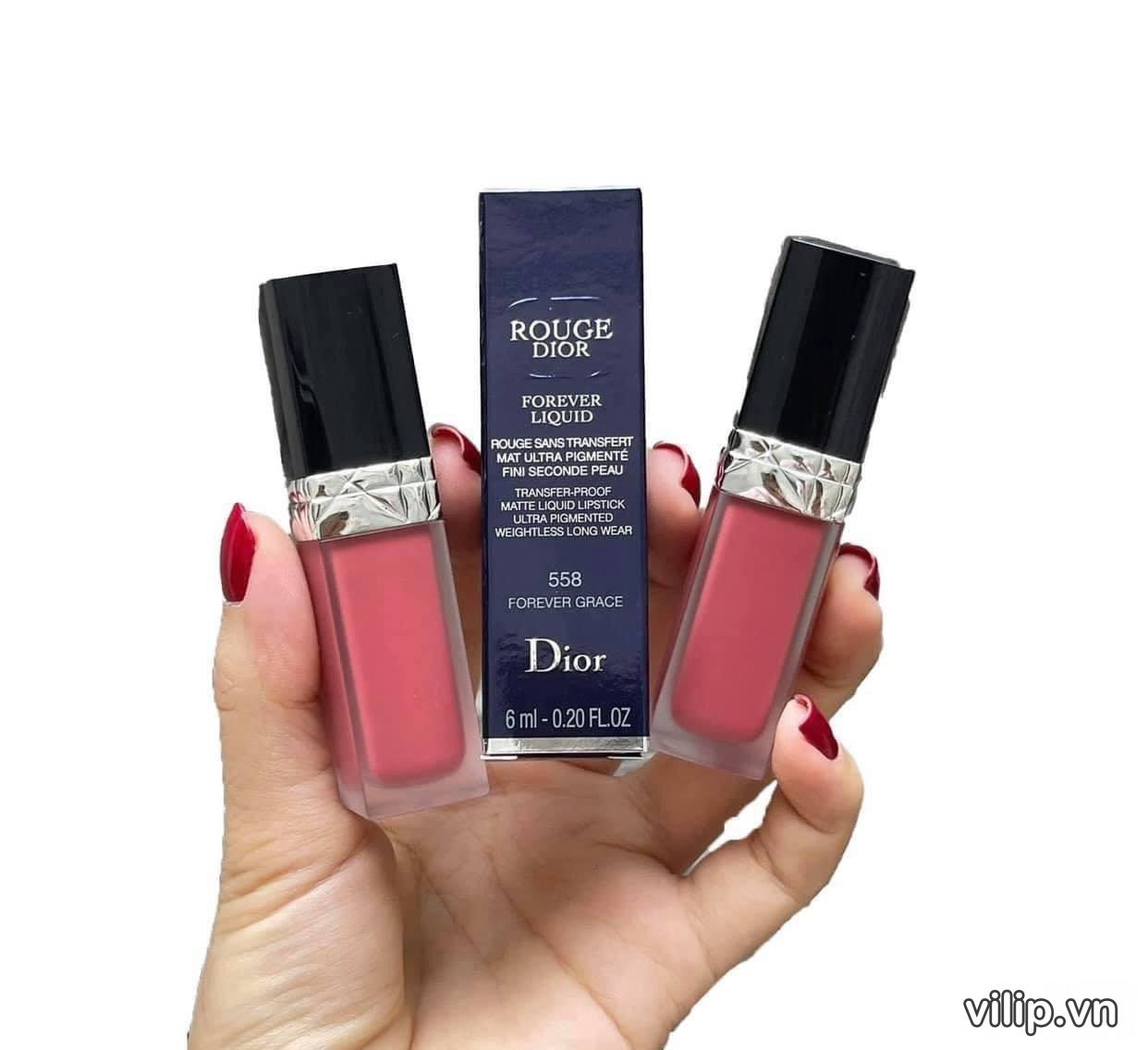 Son Kem Dior Rouge Dior Forever Liquid 558 Forever Grace Mau hong hoa kho 23