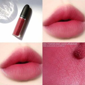 Son Kem Mac Powder Kiss Liquid Lipcolour 980 Elegance is Learned – Do hong 2