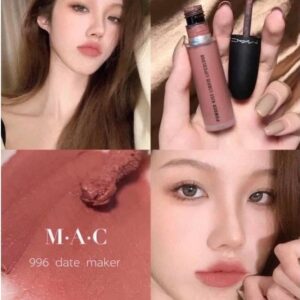 Son Kem Mac Powder Kiss Liquid Lipcolour 996 Date Maker – Mau Hong Nude 2 e1652779266644