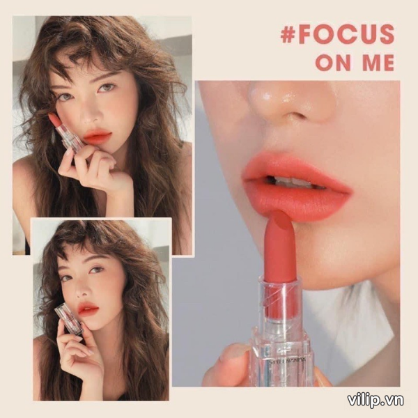 Son 3CE Soft Matte Lipstick Focus On Me - Màu Cam San Hô