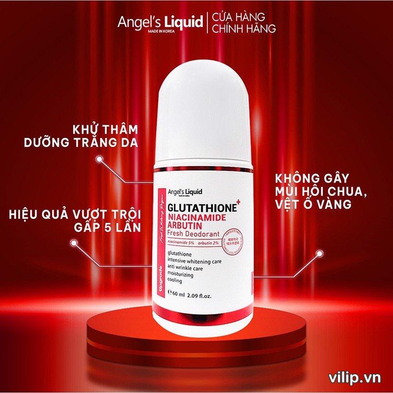 Lăn Khử Mùi Trị Thâm Angel’s Liquid Plus Niacinamide Arbutin Fresh Deodorant 6