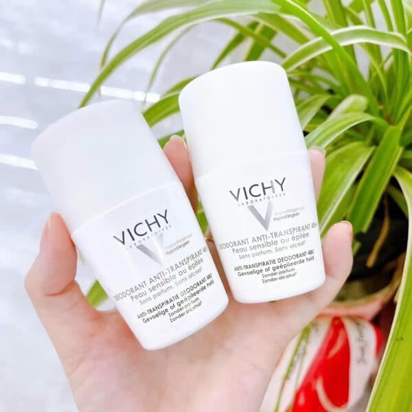 Lăn Khử Mùi Vichy Anti – Transpirant 48h Sensitive Skin (trắng) 2