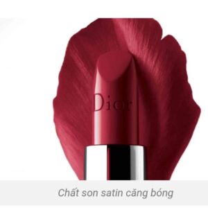 Son Dior 959 Charnelle Satin Màu Đỏ Rượu 2