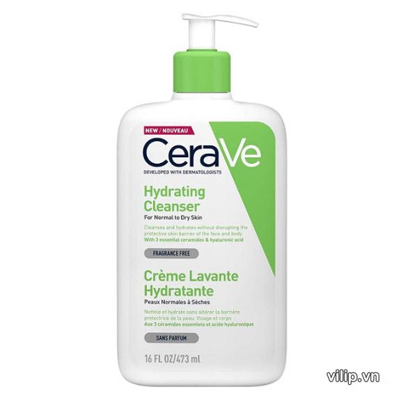 Sữa Rửa Mặt Cerave Hydrating Cleanser Dd 1
