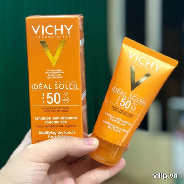 Kem Chống Nắng Vichy Ideal Soleil Mattifying Face Fluid Dry Touch SPF50+ (50ml)