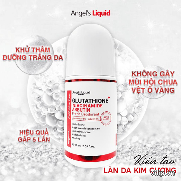 Lan Khu Mui Tri Tham Angels Liquid Plus Niacinamide Arbutin Fresh Deodorant (2)
