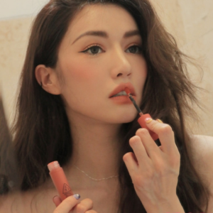 Son 3CE Soft Lip Lacquer Peach Tea - Màu Cam Đào Nude Phù hợp với nhiều tone make-up khác nhau