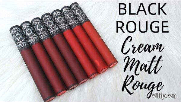 Son kem Black Rouge Cream Matt Rouge CM04 Orion - Màu Cam Đào Thiết kế huyền bí và đầy ấn tượng
