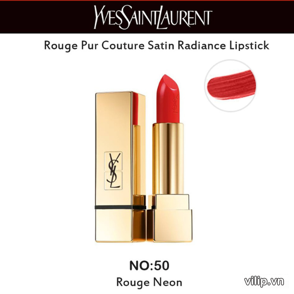 Son Ysl Rouge Pur 50 Rouge Neon (5)
