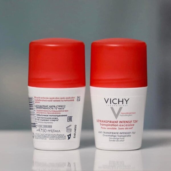 Lăn Khử Mùi Vichy Détranspriant Intensif 72h (Đỏ) 2