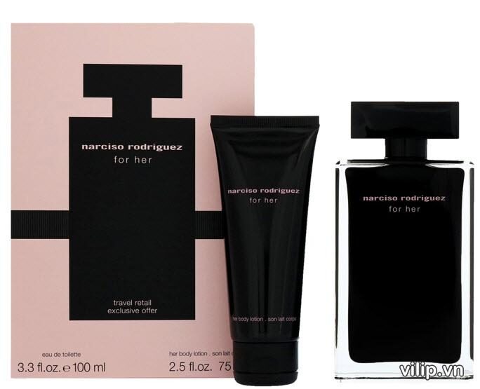 Set Nước Hoa Narciso Rodriguez For Her Edt