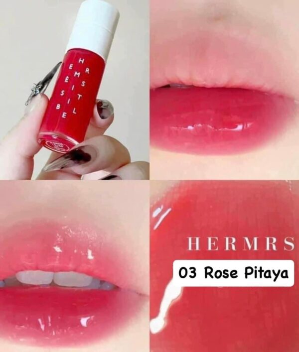Son Dưỡng Hermès Hermesistible Infused Lip Care Oil 03 Rose Pitaya 30
