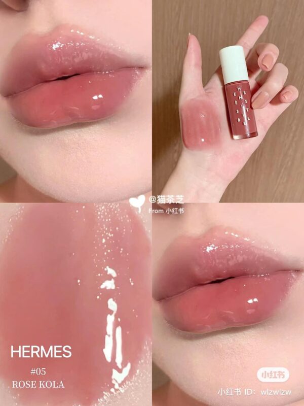 Son Dưỡng Hermès Hermesistible Infused Lip Care Oil 05 Rose Kola 39