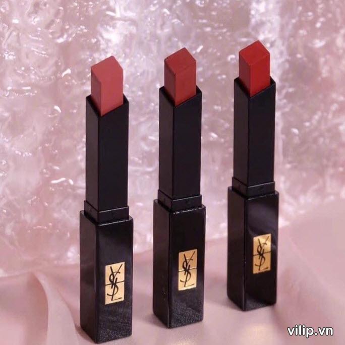 Son Ysl Slim Velvet Radical Matte Lipstick 1966 Rouge Libre Màu đỏ Gạch 3