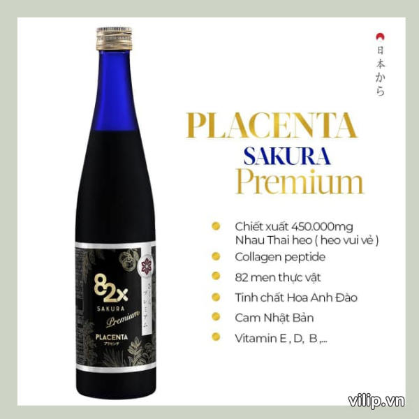 Nuoc Uong Chong Lao Hoa Sakura 82x Placenta Premium 4
