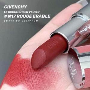 Son Givenchy Le Rouge Sheer Velvet 17 Rouge Erable Mau Do Hong Dat 3