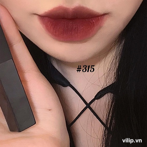 Son Ysl Slim Velvet Radical Matte Lipstick 315 Boundless Maroon Mau Do Nau 6