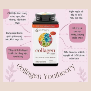 Vien Uong Collagen Biotin Youtheory Type 1 2 3 My 390 Vien 7