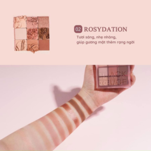 Bảng Phấn Mắt 9 Ô Black Rouge Colordation Mood Palette Mp02 Rosydation – Tone Hồng 10