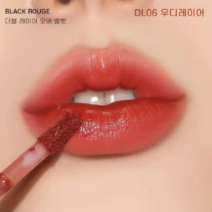 Son Black Rouge Double Layer Over Velvet Dl06 Woody Layer – Màu Đỏ Nâu 4