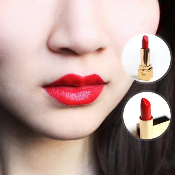 Son Ysl Rouge Pur Couture Satin Radiance Lipstick 73 Rhythm Red – Màu Đỏ Tươi Ánh Cam 12