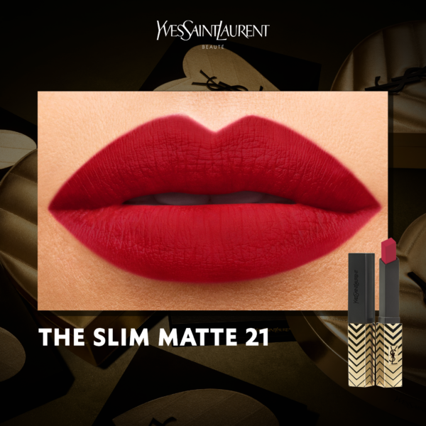 Son YSL Rouge Pur Couture The Slim Matte Lipstick 21 Limited Mau Do Ruby 60