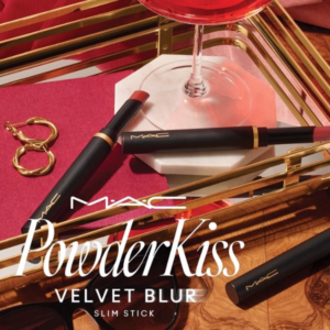 Son Mac Powder Kiss Velvet Blur Slim 875 Devoted To Danger Mau Do Cam 4