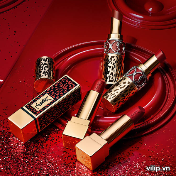 Son Ysl Rouge Pur Couture Holiday Edition 83 Fiery Red Limited Mau Do Gach 2