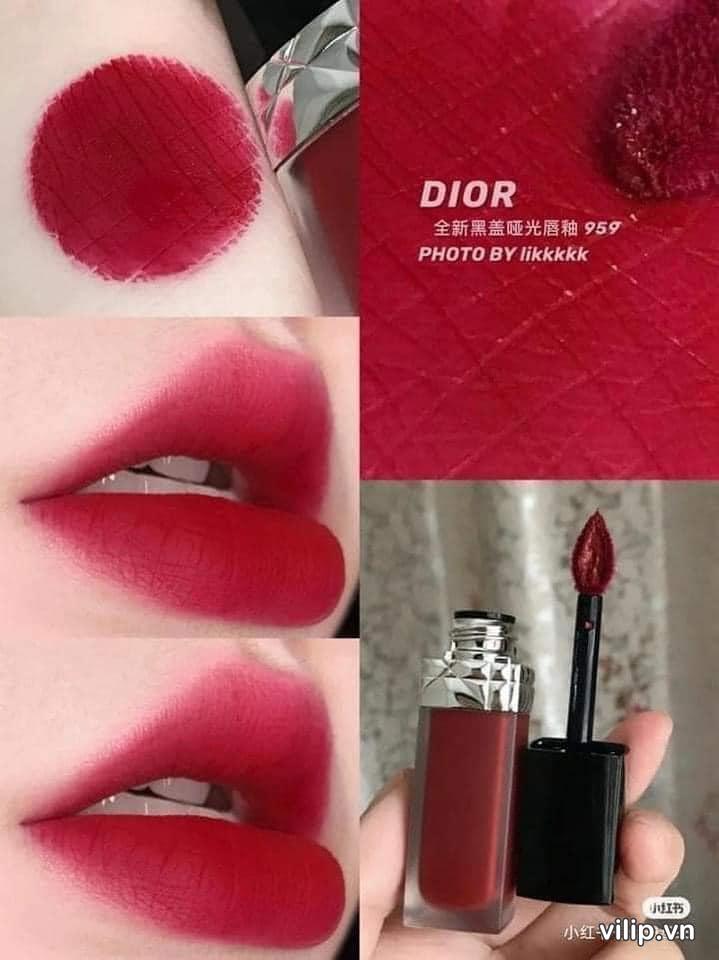 Son Kem Dior Rouge Forever Liquid 959 Forever Bold Màu Đỏ Mận 9