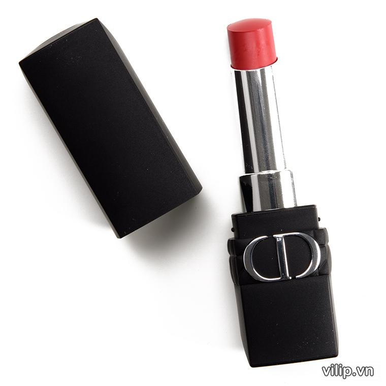 Son Dior Rouge Forever Transfer Proof Lipstick 647 Forever Feminine (new) – Màu Đỏ Cam 11