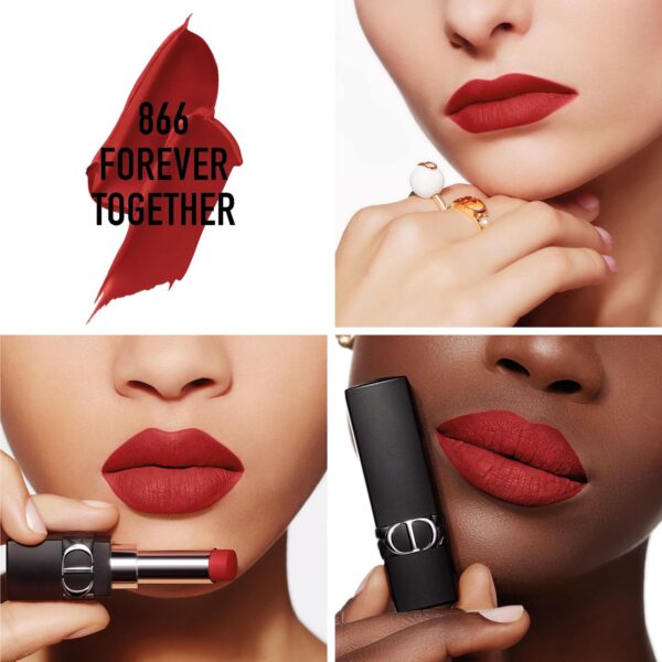 Son Dior Rouge Forever Transfer Proof Lipstick 866 Forever Together (new) Màu Đỏ Cherry 2