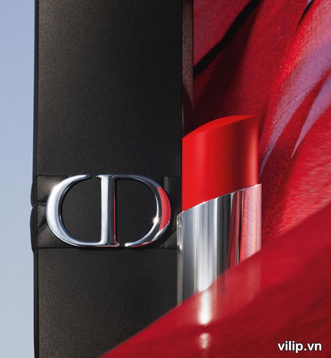 Son Dior Rouge Forever Transfer Proof Lipstick 999 Forever Dior (new) Màu Đỏ Tươi 18