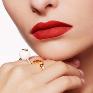 Son Dior Rouge Forever Transfer Proof Lipstick 999 Forever Dior (new) Màu Đỏ Tươi 5