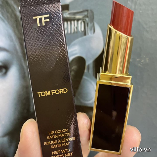 Son Tom Ford Lip Color Satin Matte 91 Lucky Star – Màu Đỏ Cam Gạch (New) |  Vilip Shop - Mỹ phẩm chính hãng