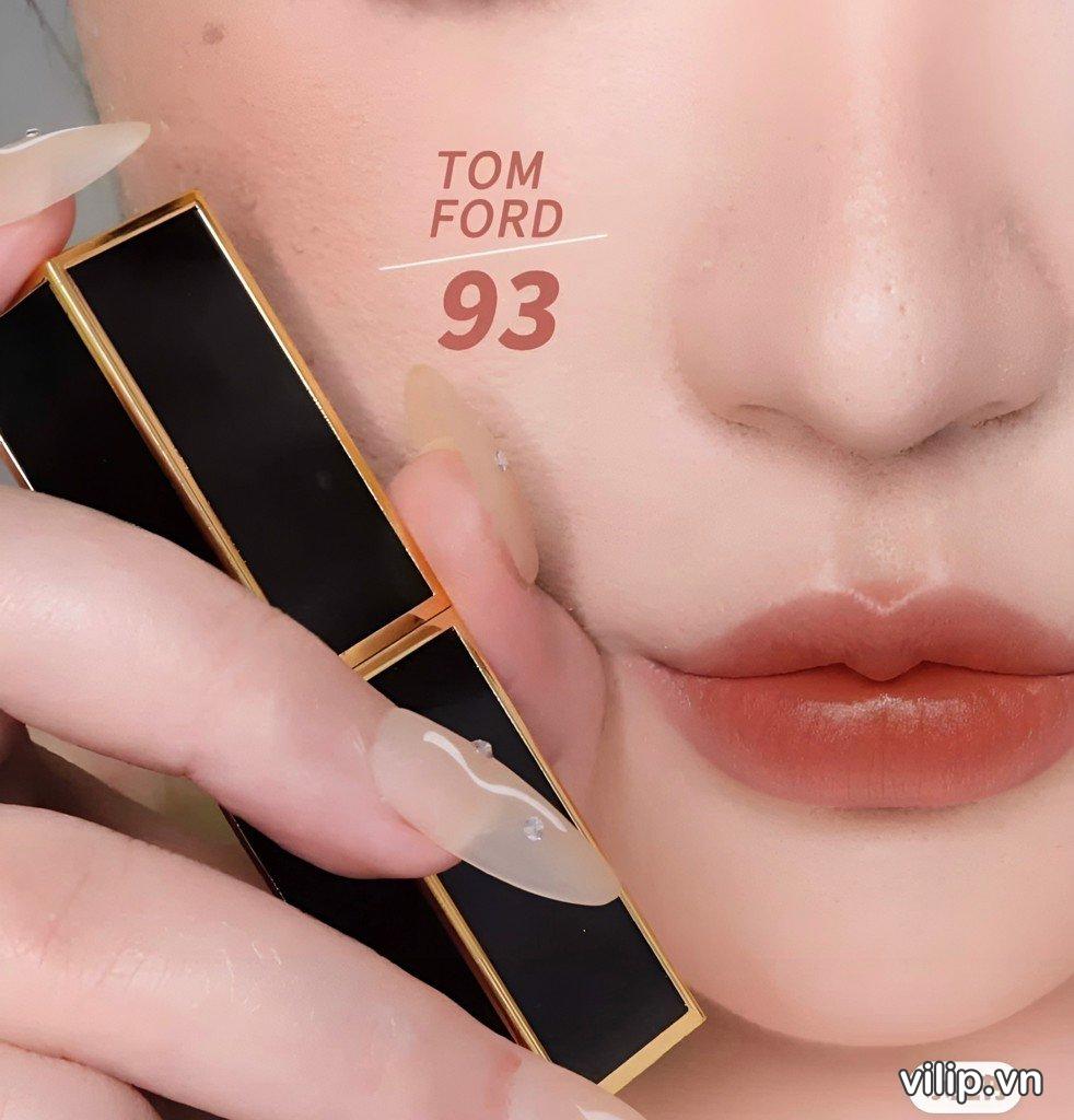 Son Tom Ford Lip Color Satin Matte 93 Invite Only Màu Cam Cháy 10