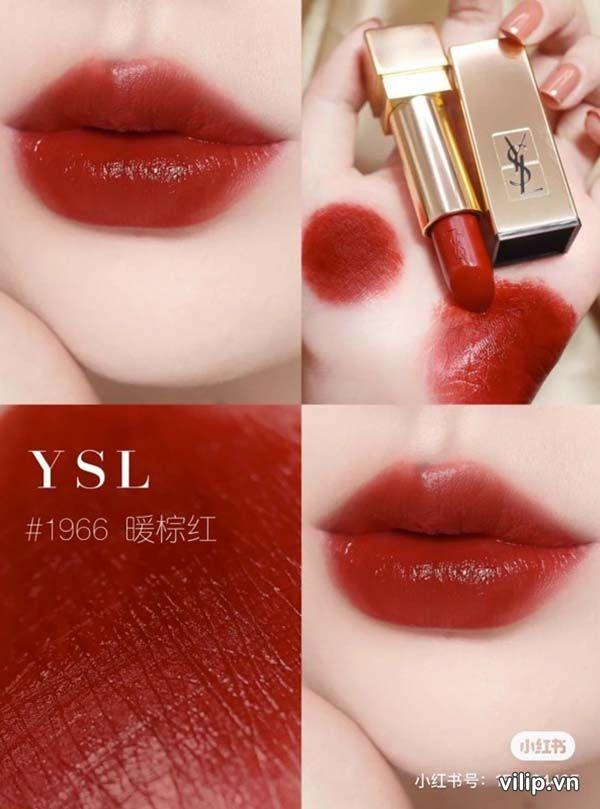 Son Ysl Rouge Pur Couture Satin Lipstick Collection 1966 Rouge Libre 31
