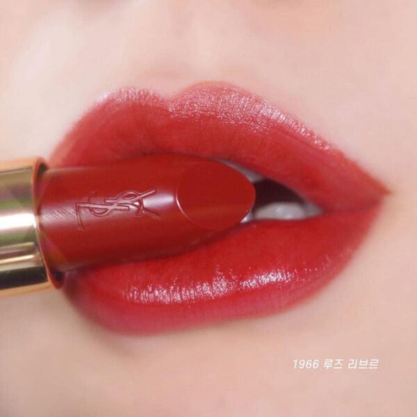 Son Ysl Rouge Pur Couture Satin Lipstick Collection 1966 Rouge Libre (new) Màu Đỏ Gạch 2