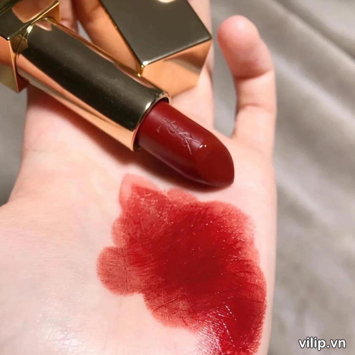 Son Ysl Rouge Pur Couture Satin Lipstick Collection 1966 Rouge Libre (new) Màu Đỏ Gạch 7