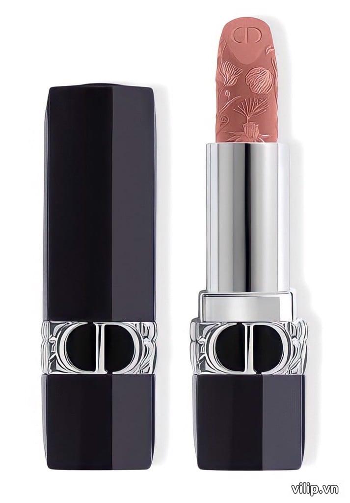 Dior Couture Colour Refillable Lipstick Limited Edition 100 Nude Look Velvet