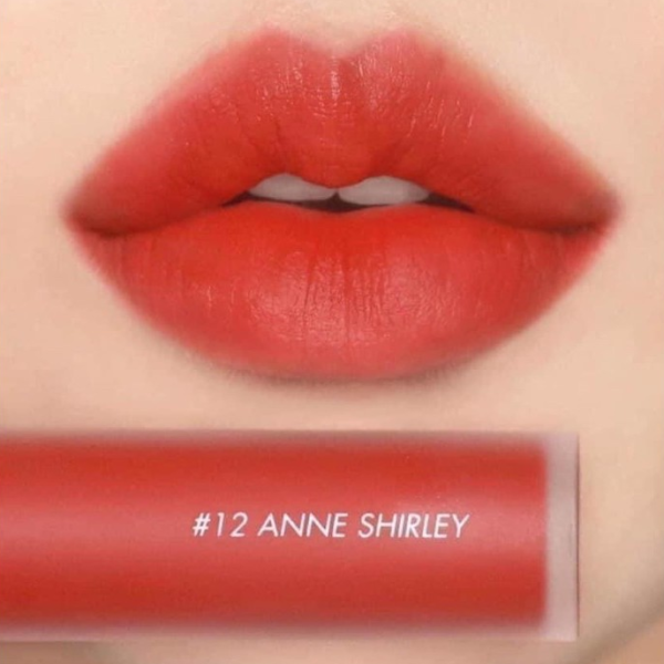 Son Romand Zero Velvet Tint #12 Anne Shirley – Màu Đỏ Cam Tươi 40