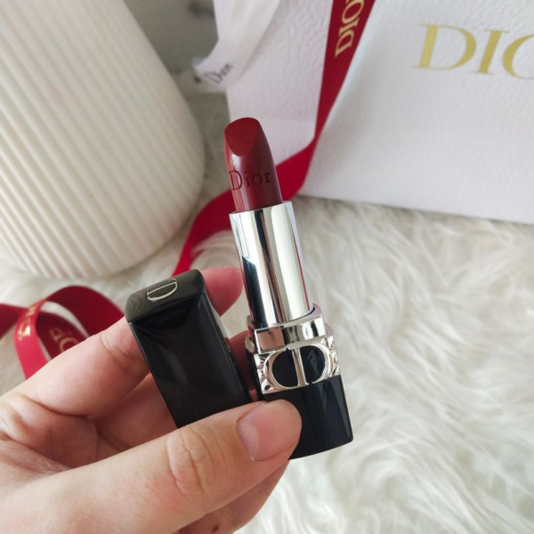 Son Dior Rouge Dior Satin 869 Sophisticated New Màu Đỏ Nâu 7