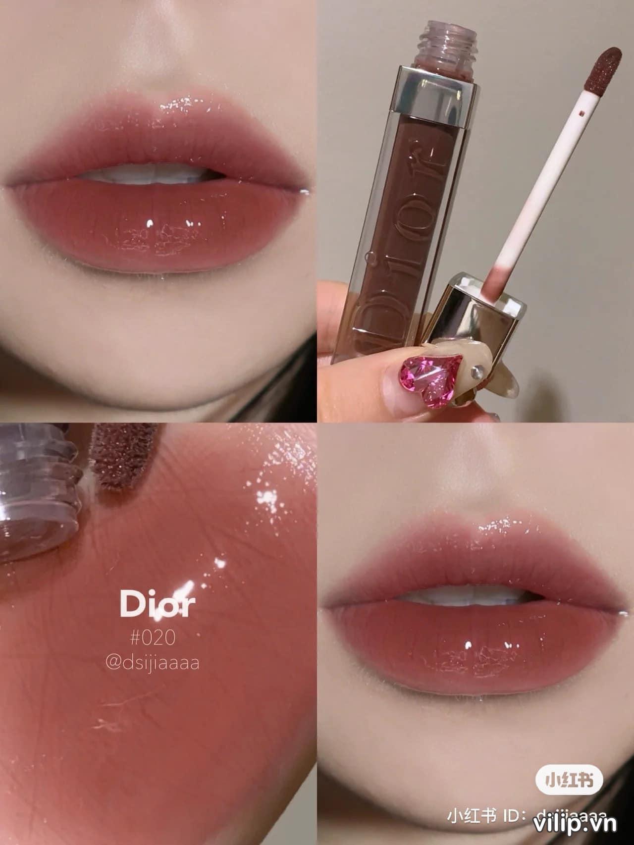Son Dưỡng Dior Addict Lip Maximizer Collagen 020 Màu Đỏ Nâu 3