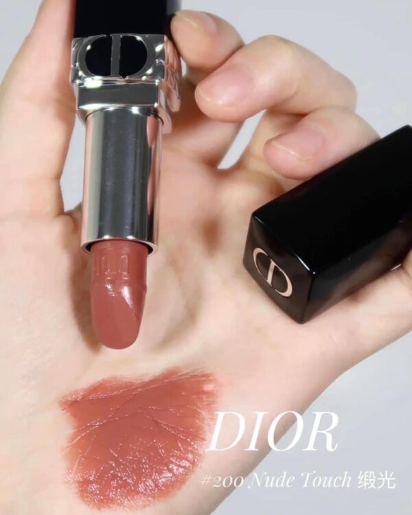 Son Dior Rouge Dior Mitzah Satin Limited Edition 200 Nude Touch Màu Cam Nâu 7