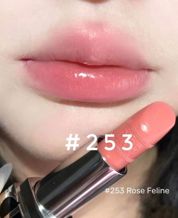 Son Dior Rouge Dior Mitzah Satin Limited Edition 253 Rose Feline Màu Hồng Baby 38
