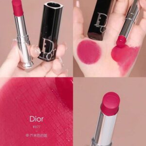 Son Dior Addict Rouge Brillant Couleur Intense 877 Blooming Pink Màu Hồng Đỏ 10