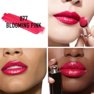 Son Dior Addict Rouge Brillant Couleur Intense 877 Blooming Pink Màu Hồng Đỏ 2