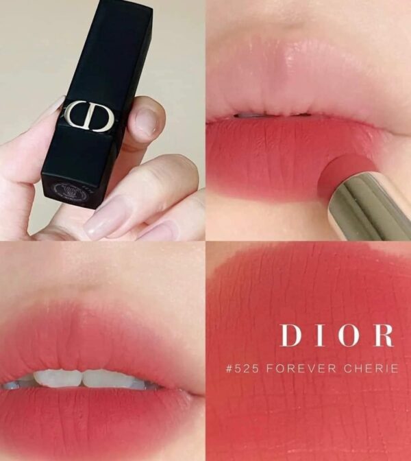 Son Dior Rouge Forever Transfer Proof Lipstick 525 Forever Chérie (new) Màu Hồng Cam Đất