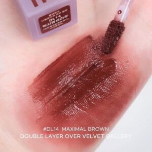 Son Black Rouge Double Layer Over Velvet Ver 2 Dl14 Maximal Brown – Màu Nâu Gạch 5