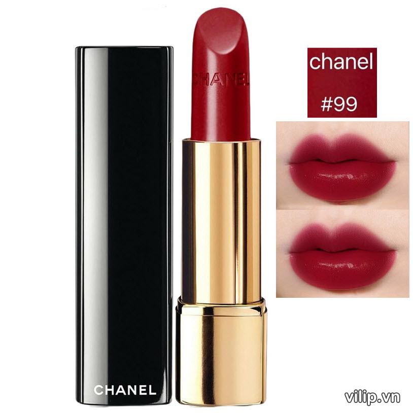Son Chanel Rouge Allure Luminous Intense 99 Pirate – Màu Đỏ Đô 31