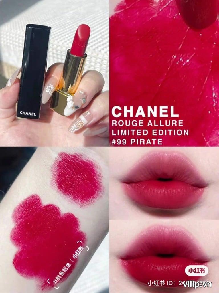 Son Chanel Rouge Allure Luminous Intense 99 Pirate – Màu Đỏ Đô 41